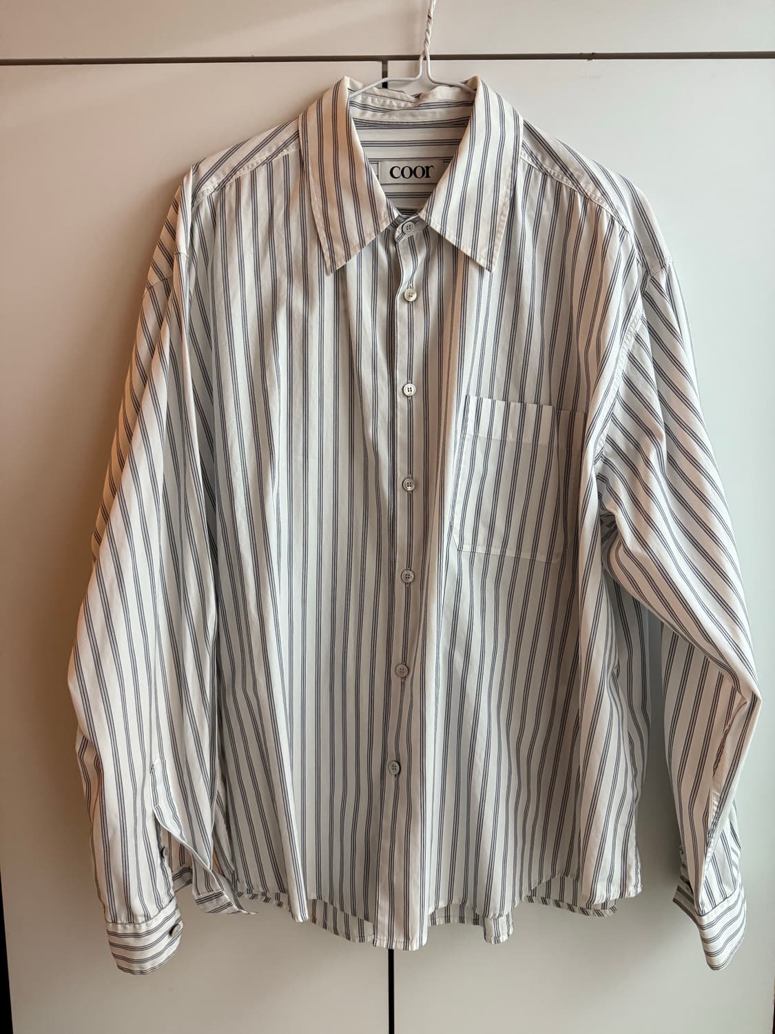 Coor stripe shirt(large) 상품이미지1