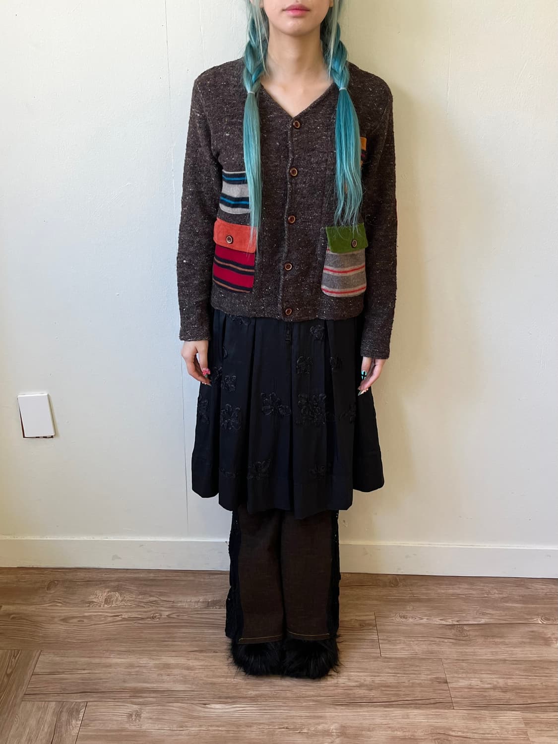 GO SLOW CARAVAN 패치워크 가디건 상품이미지8