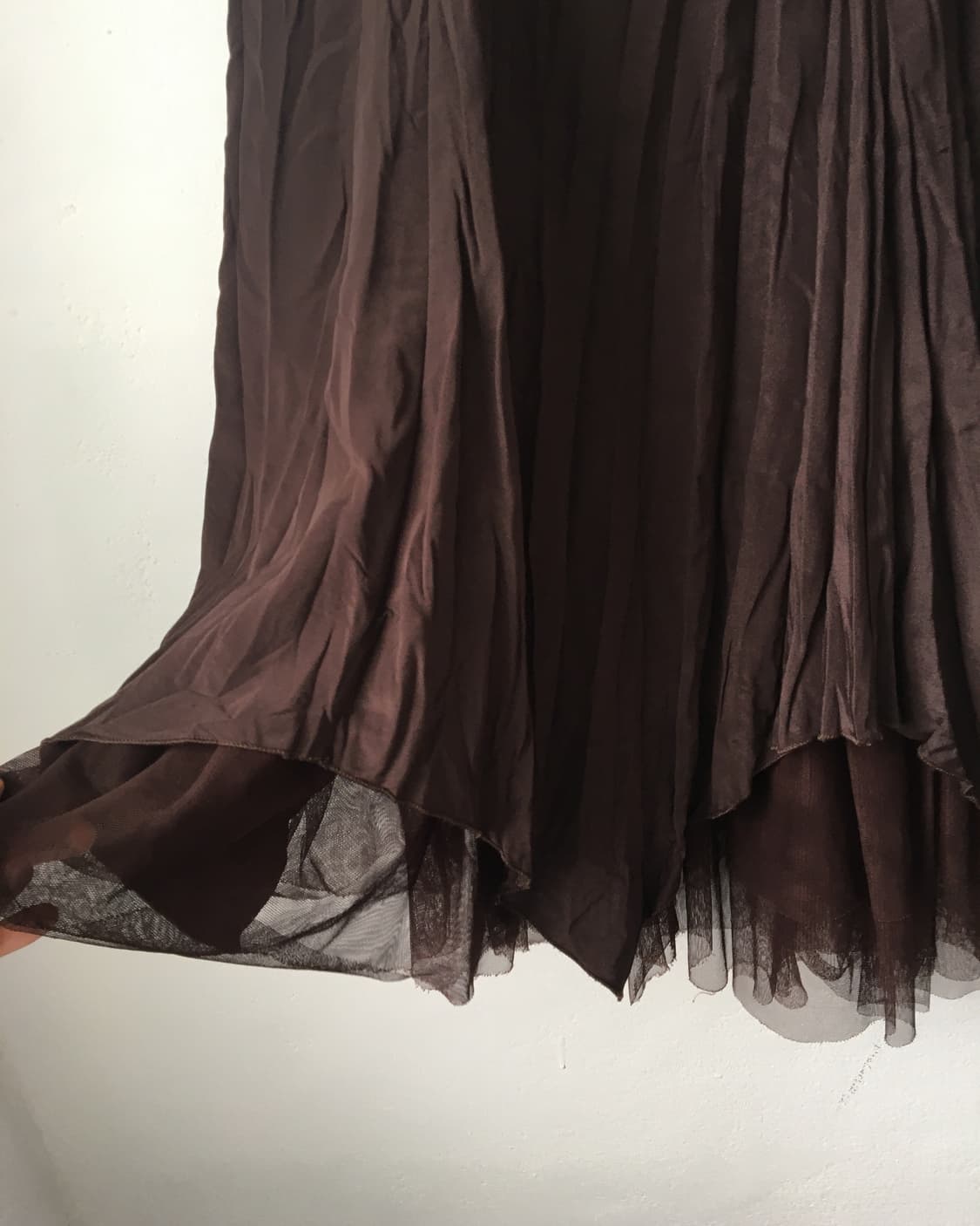 Unbalanced pleats skirt 상품이미지3