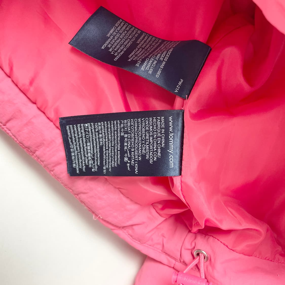 [중고] 타미 진스 여성 핑크 푸퍼 패딩 xs 상품이미지5
