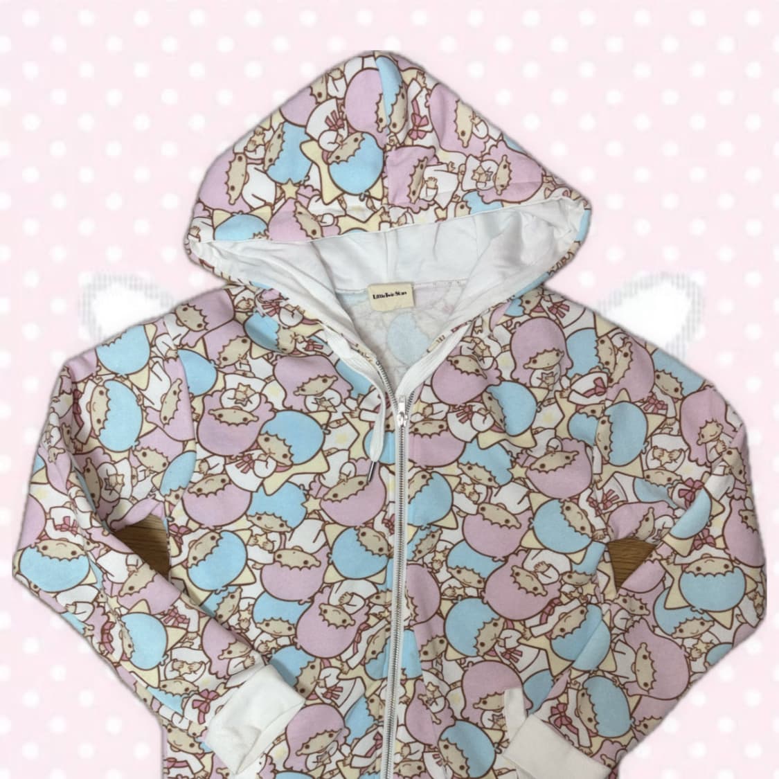 희귀매물 산리오 공식 리틀트윈스타 캐릭터 후드집업 상품이미지2