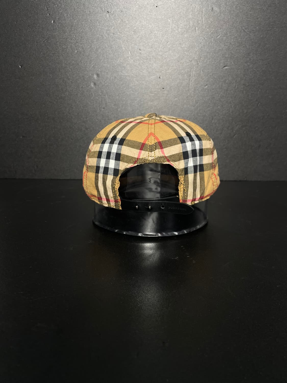 [S/M] 버버리 빈티지 노바 체크 볼캡 모자 상품이미지5