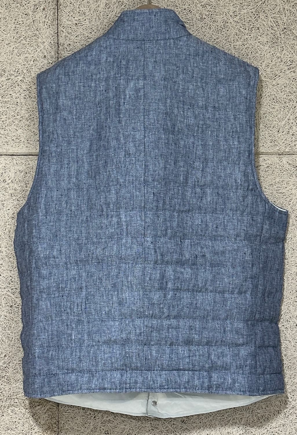 브루넬로 쿠치넬리 새상품 구스다운 카나파 린넨 베스트 자켓 상품이미지3