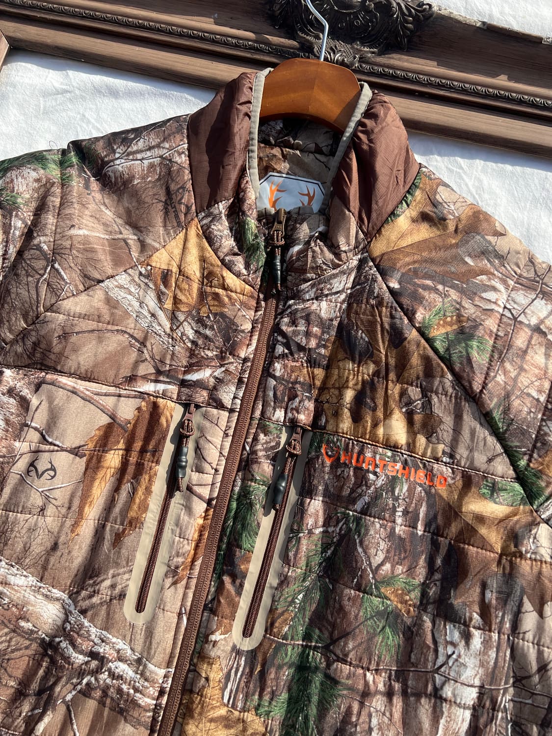 헌팅패턴 라이트패딩 자켓 상품이미지5