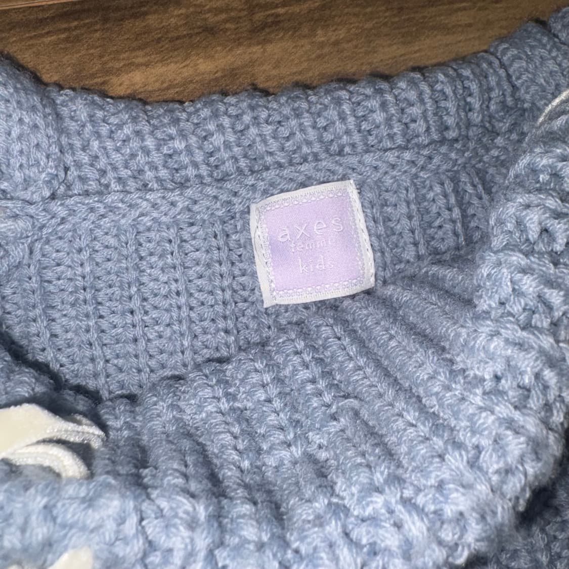 엑시즈팜 소라 레이스업 니트 오프숄더 모리 페어리 히메갸루 일본 빈티지 상품이미지3