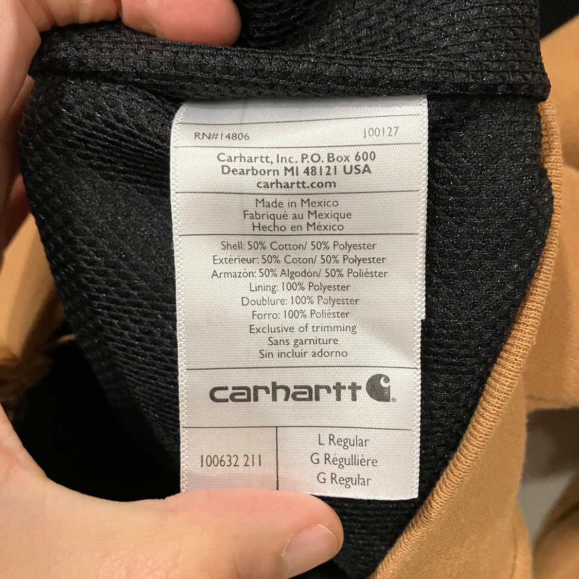 159 칼하트 써멀 레인디펜더 후드집업 상품이미지4