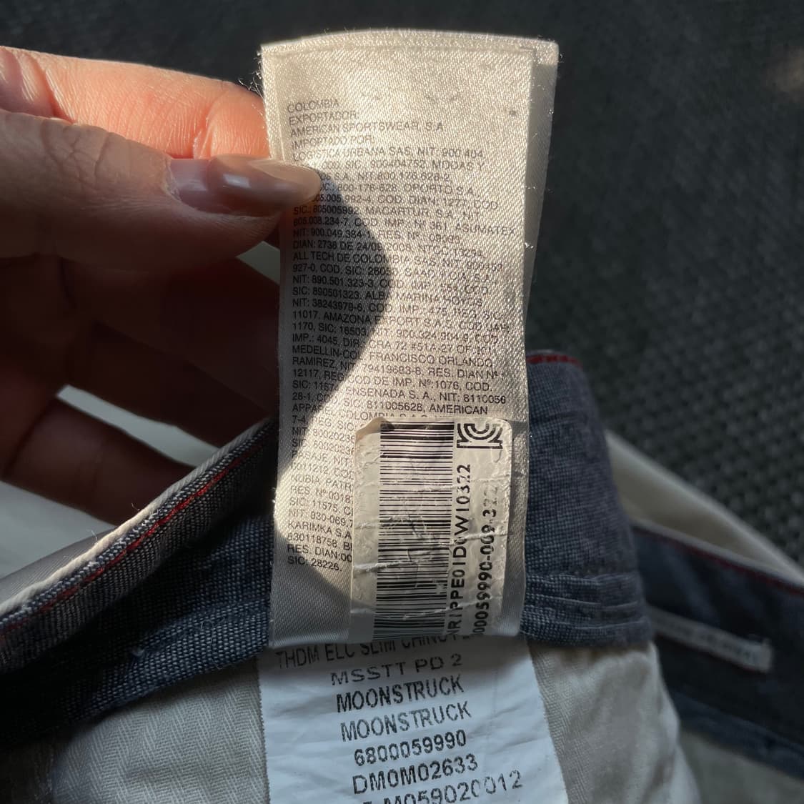 (30) 타미힐피거 크림 코튼 팬츠 상품이미지7