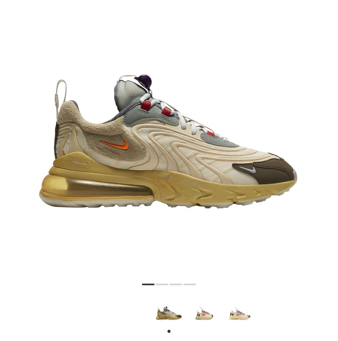 나이키 트래비스 스캇 에어맥스 270 리액트 (235) 상품이미지1