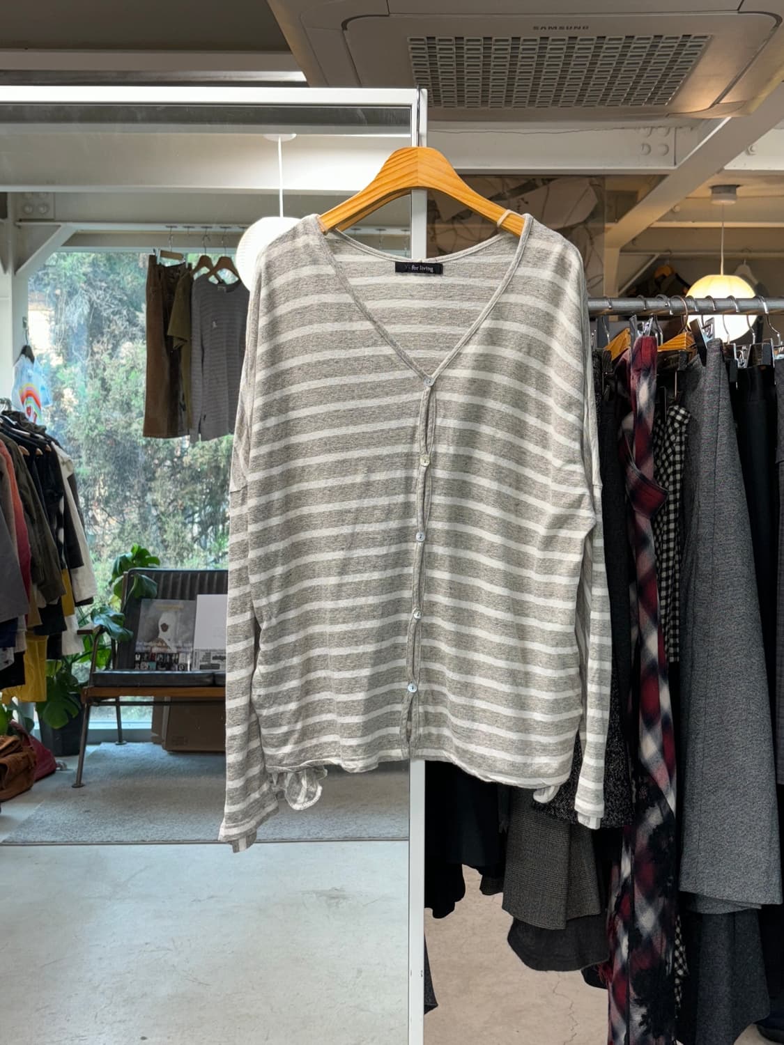 Y's for living 스트라이프 가디건 상품이미지1