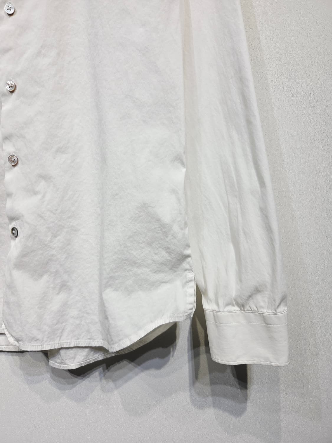 SYSTEM 시스템 알비니 원단 화이트 셔츠_100 상품이미지4