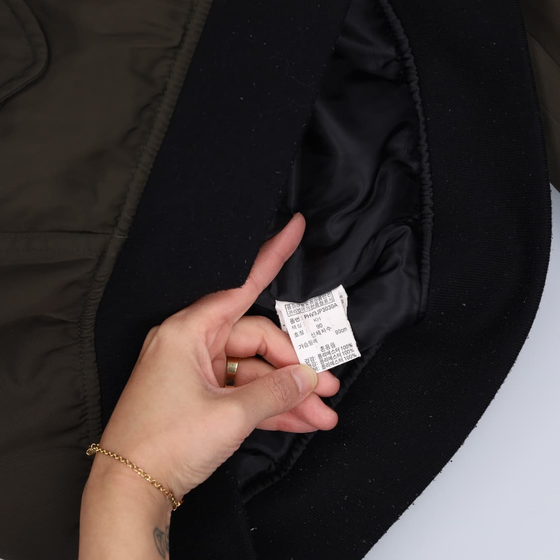 90 폴햄 여성 바시티 자켓 항공점퍼 0318H1 상품이미지4