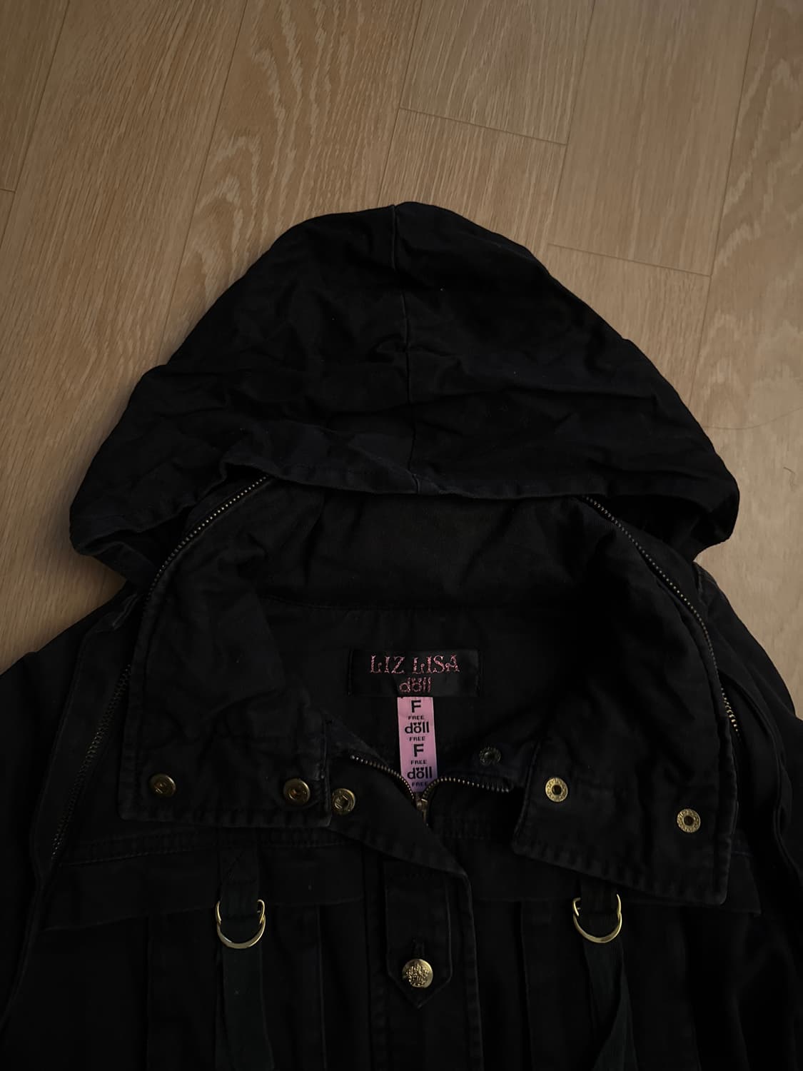 파우닝 133 빈티지 리즈리사 지퍼 자켓 상품이미지5