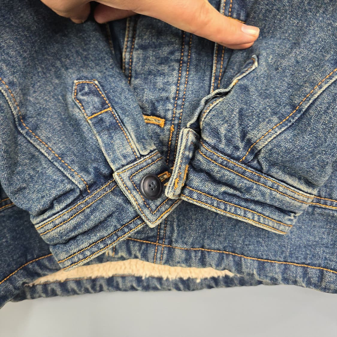에디슨스토어(edisonstore) 셰르파 데님 자켓 M 상품이미지5