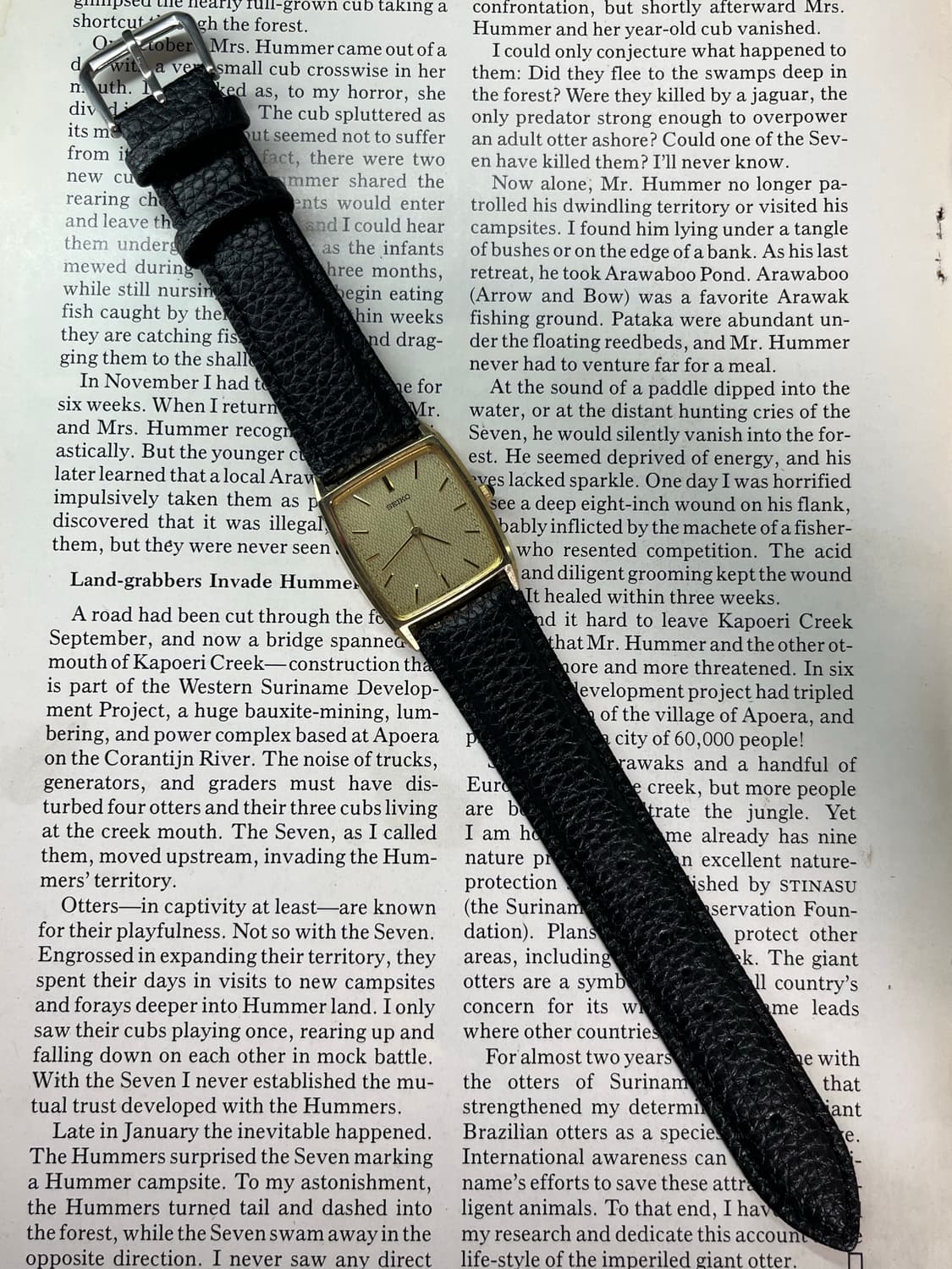 빈티지 세이코 탱크 7N01-5A4A (1990) 상품이미지4