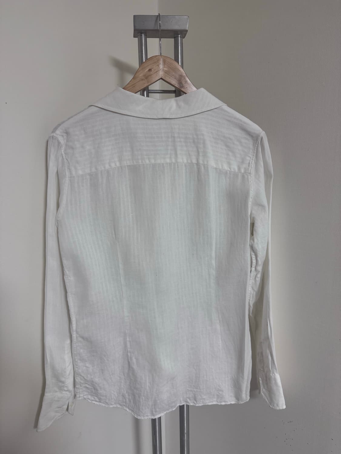 로로피아나 린넨 셔츠 화이트 44 상품이미지6