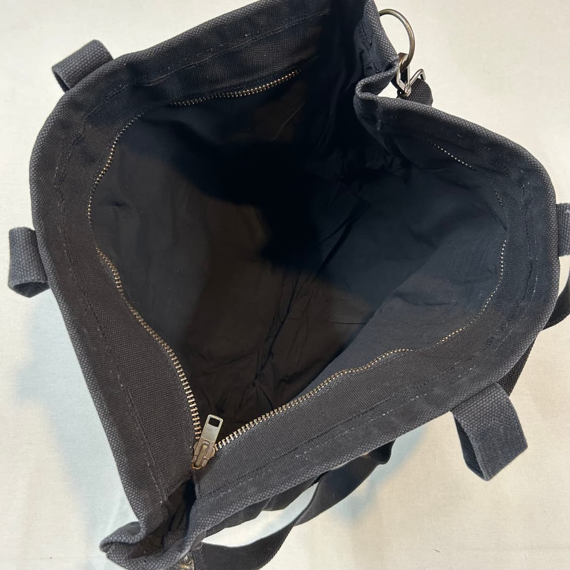 할리데이비슨 캔버스 토트백 숄더백 2way 가방 블랙 상품이미지7