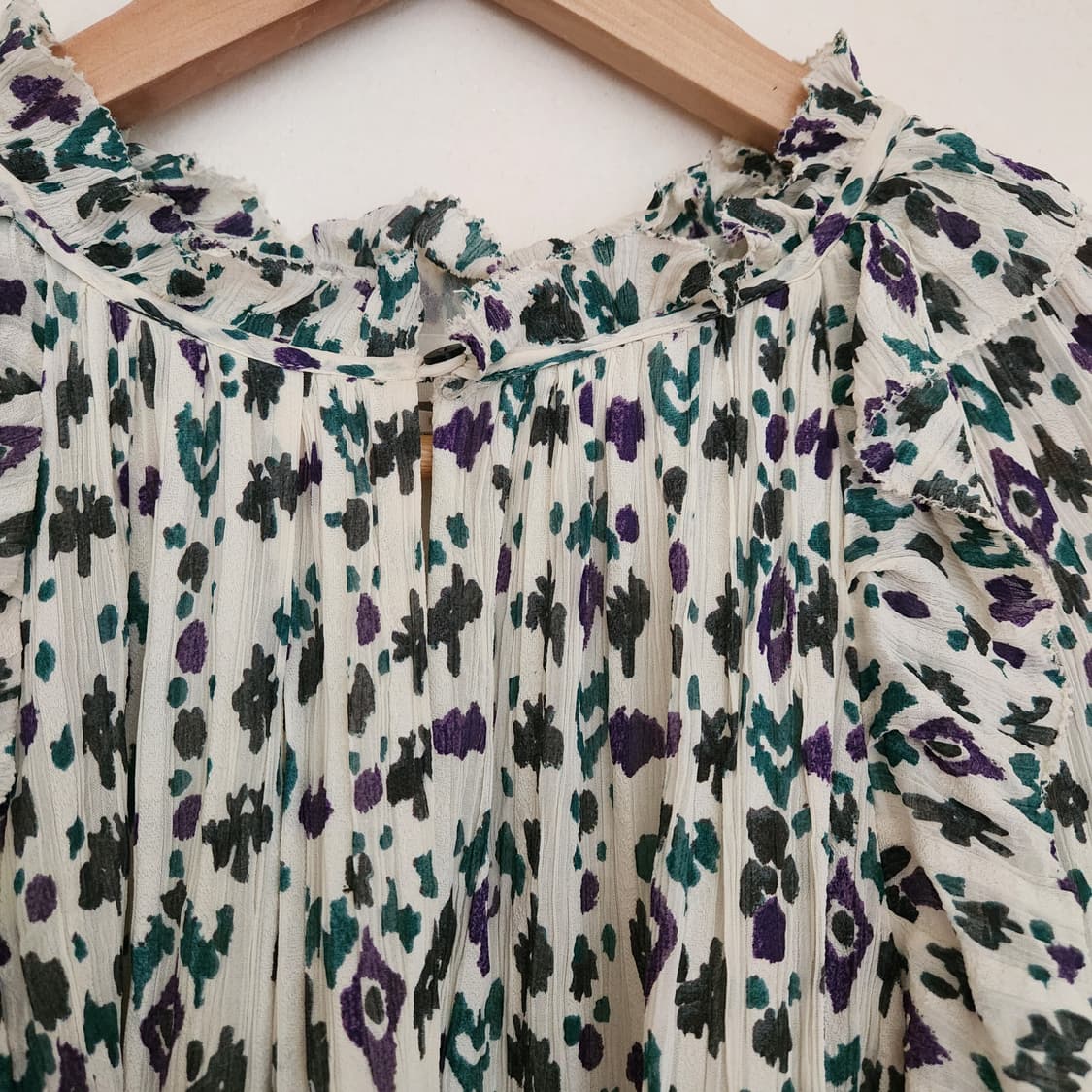 아방한 이자벨마랑 에뚜왈 패턴 블라우스 (36) 상품이미지3