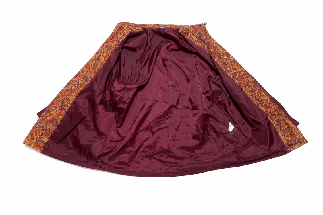 JPN 90s~00s 빈티지 Expression 패턴카라 버건디 자켓 L 상품이미지3