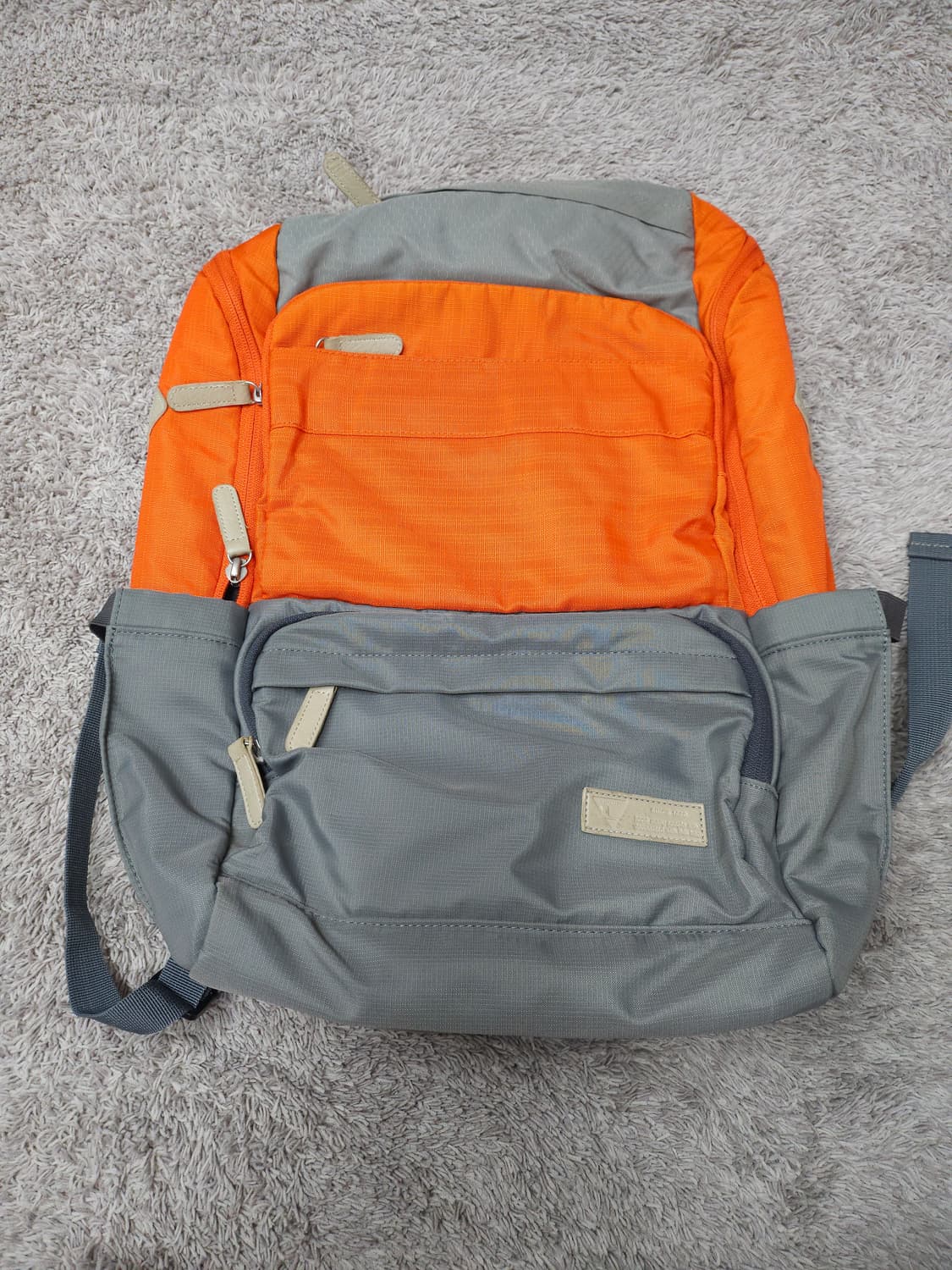 르까프 오렌지 그레이 백팩 상품이미지7