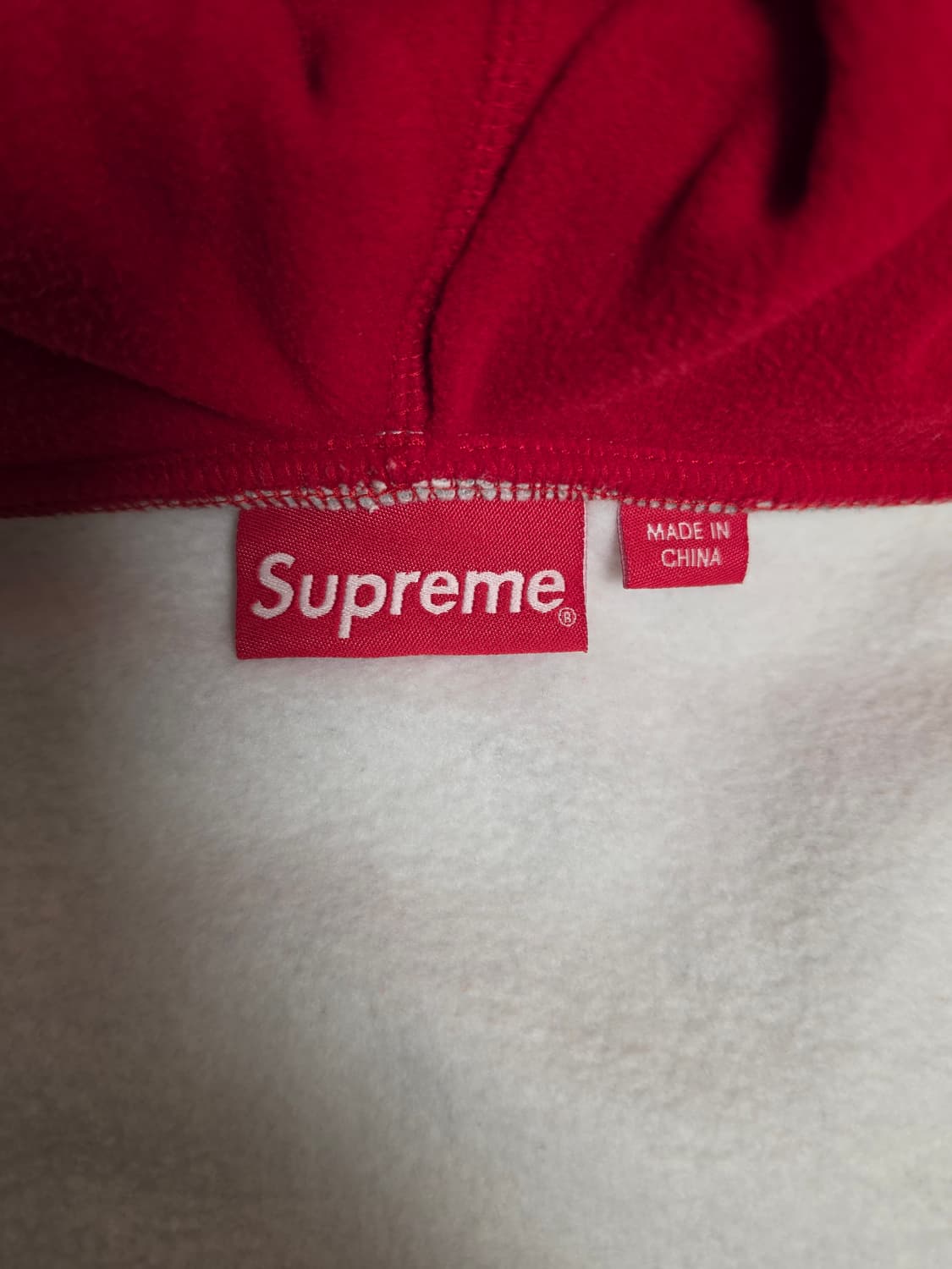 슈프림 페이스 마스크 후드집업 그레이 상품이미지7