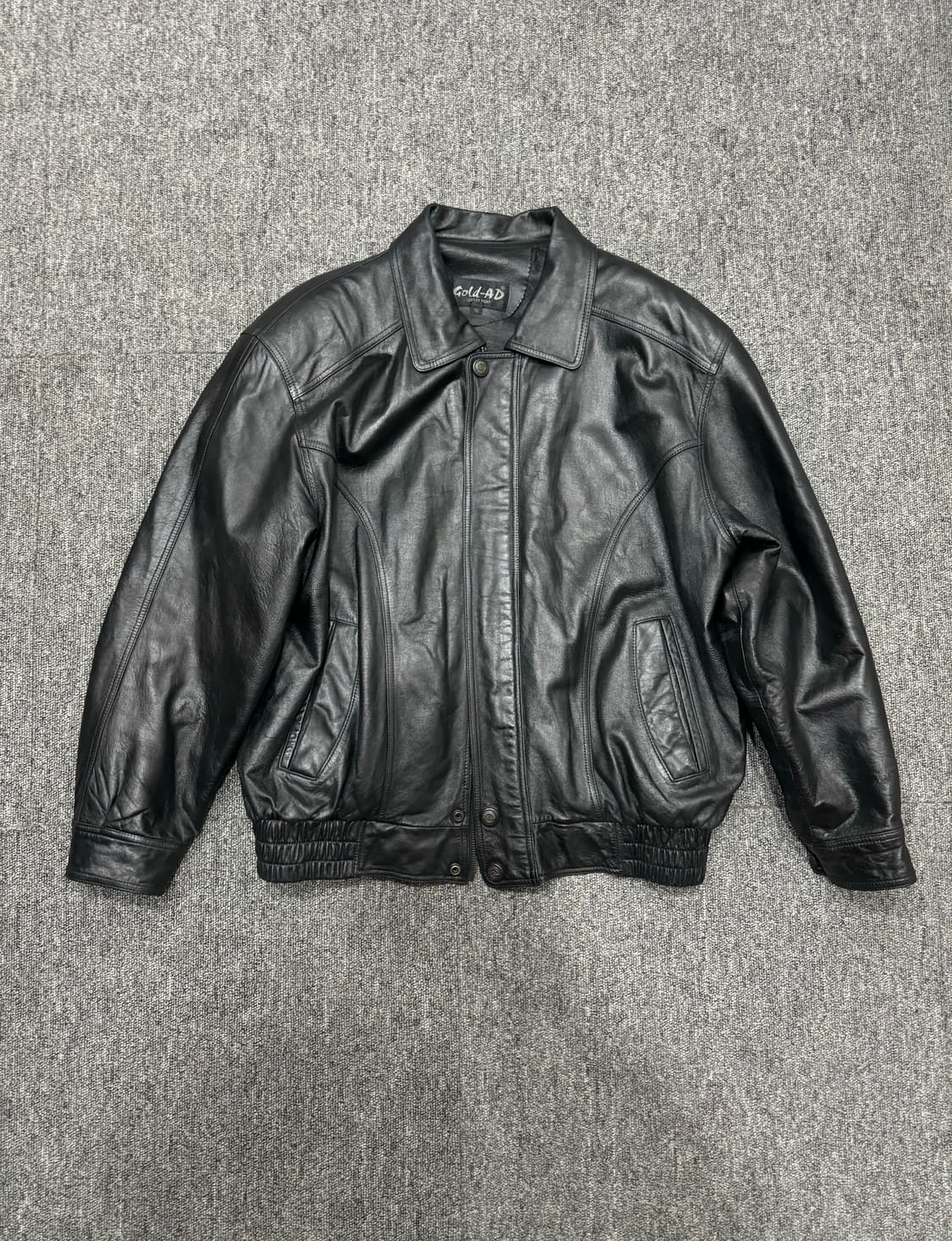 빈티지 쉽스킨 레더 점퍼 봄버 자켓 a-2 상품이미지2