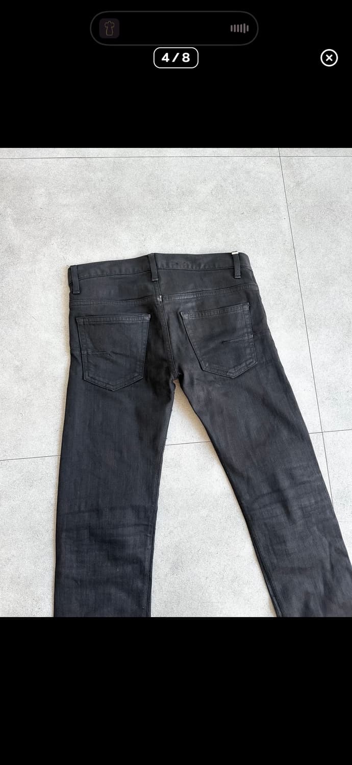 dior homme 07fw wax coated denim 상품이미지4