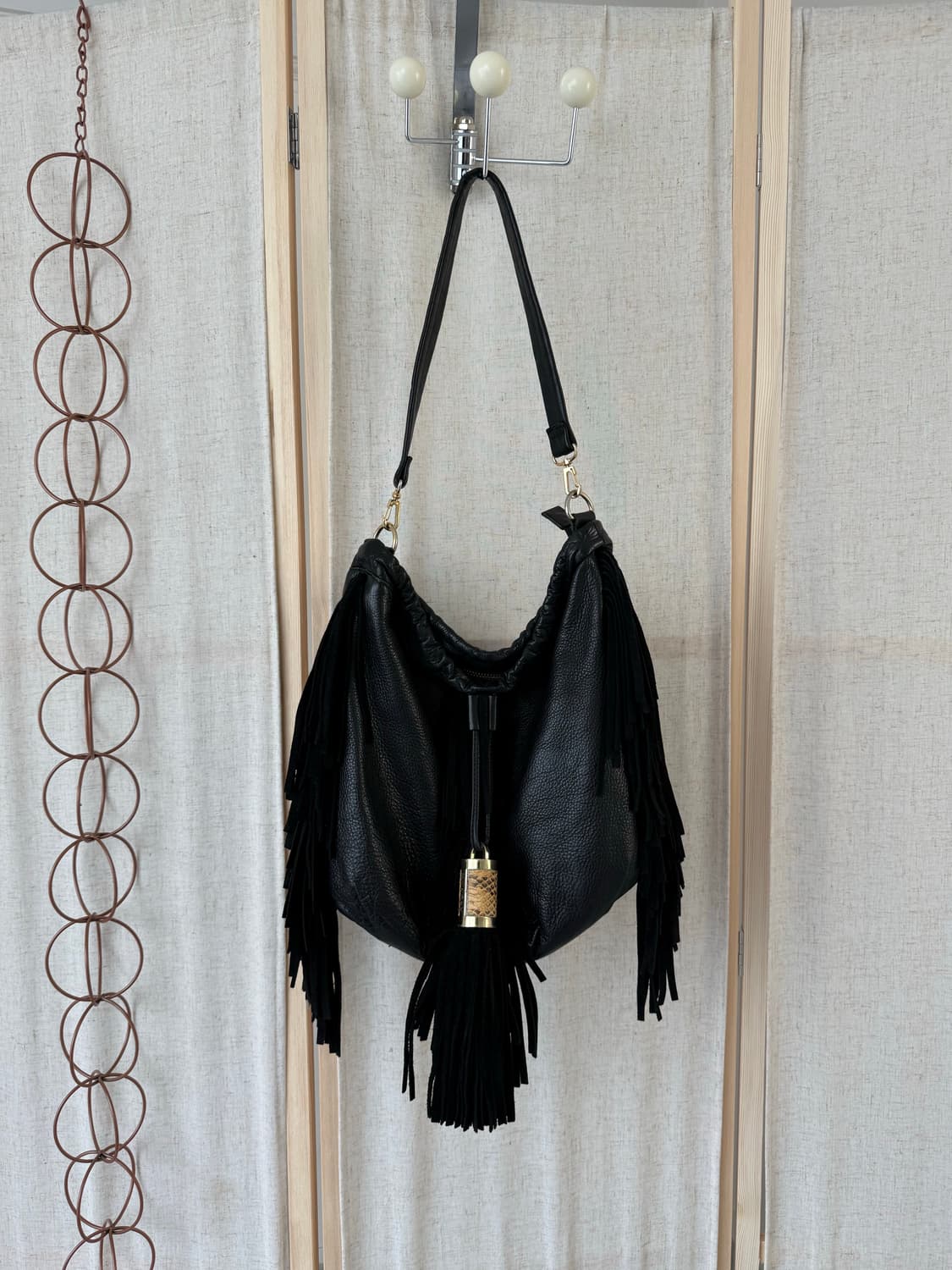 MODALU 프린지 레더 숄더백 상품이미지1