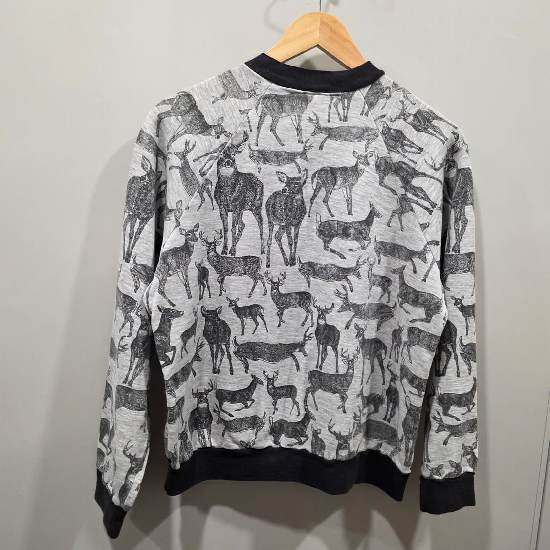 80's USA빈티지 위스콘신 프린트 맨투맨 상품이미지3