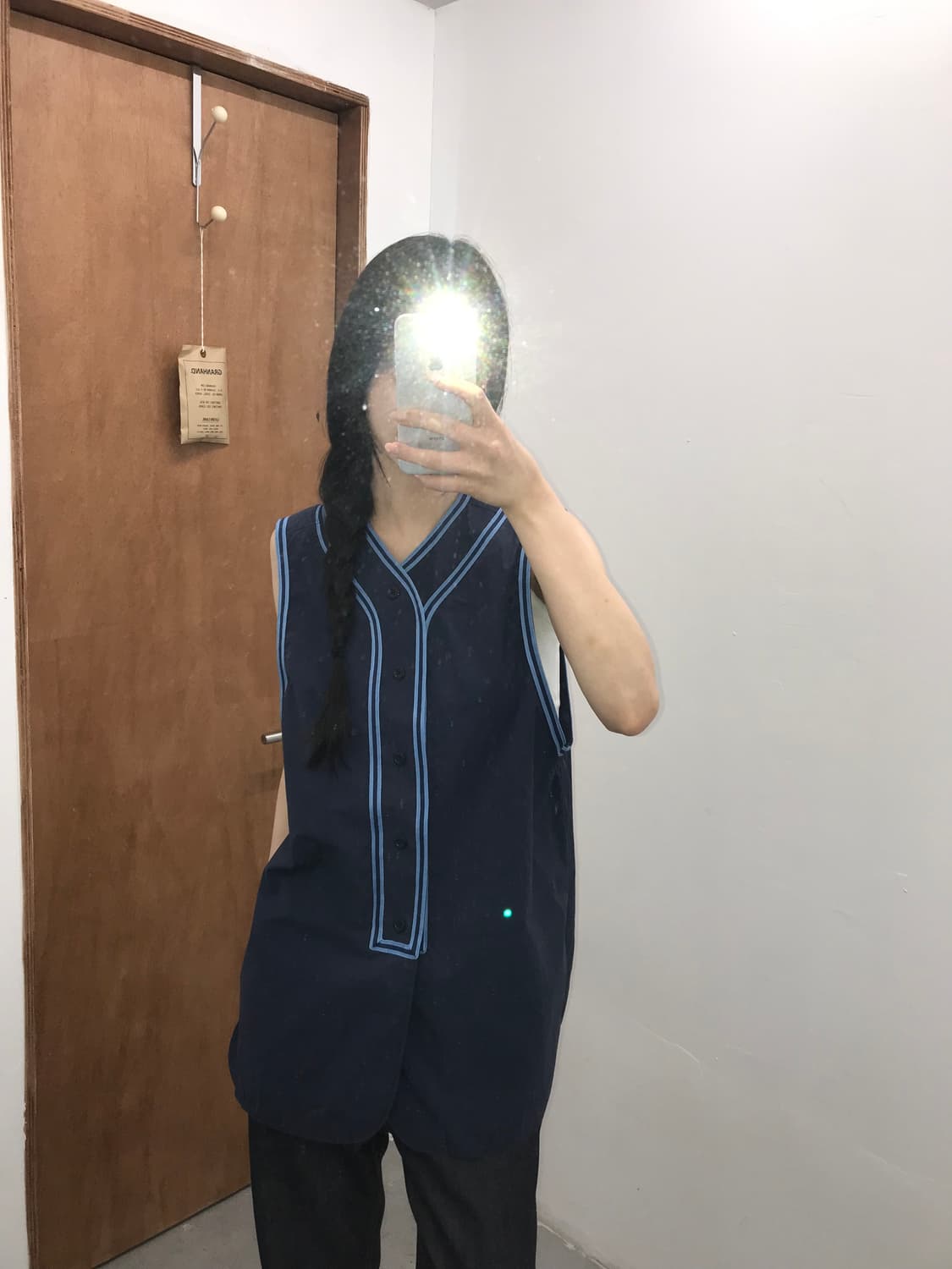 BEAMS BOY 24SS Baseball Sleeveless Shirt 상품이미지1
