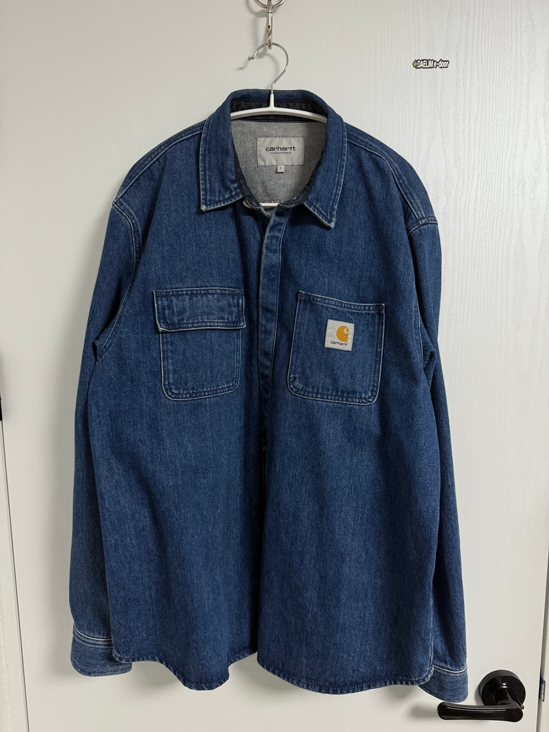 칼하트 wip 데님셔츠자켓 L 상품이미지1
