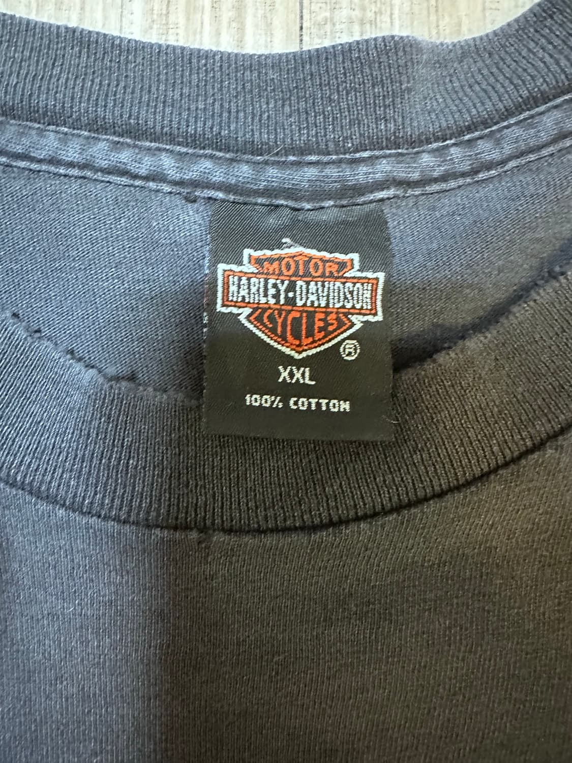 빈티지 할리데이비슨 반팔티 블랙 MADE IN USA 상품이미지3