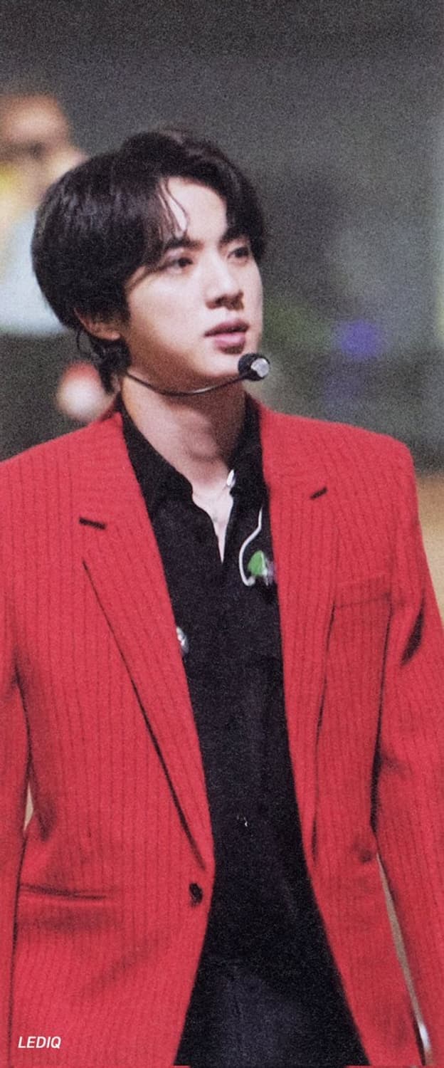 [BTS 진님 착용] 생로랑 21AW 레드 스트라이프 자켓 상품이미지1