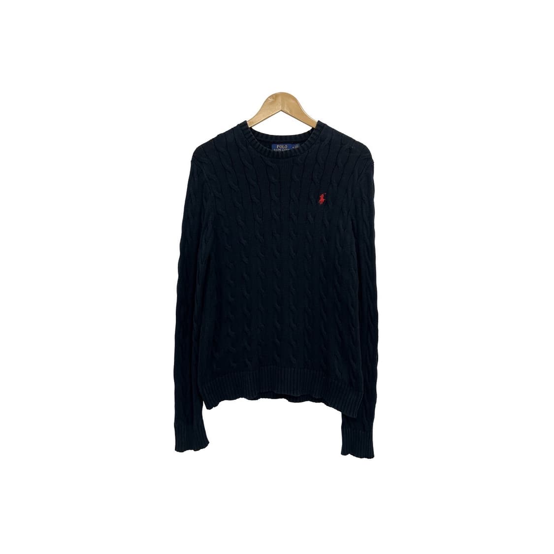 폴로 랄프로렌 네이비 꽈배기 니트 상품이미지1
