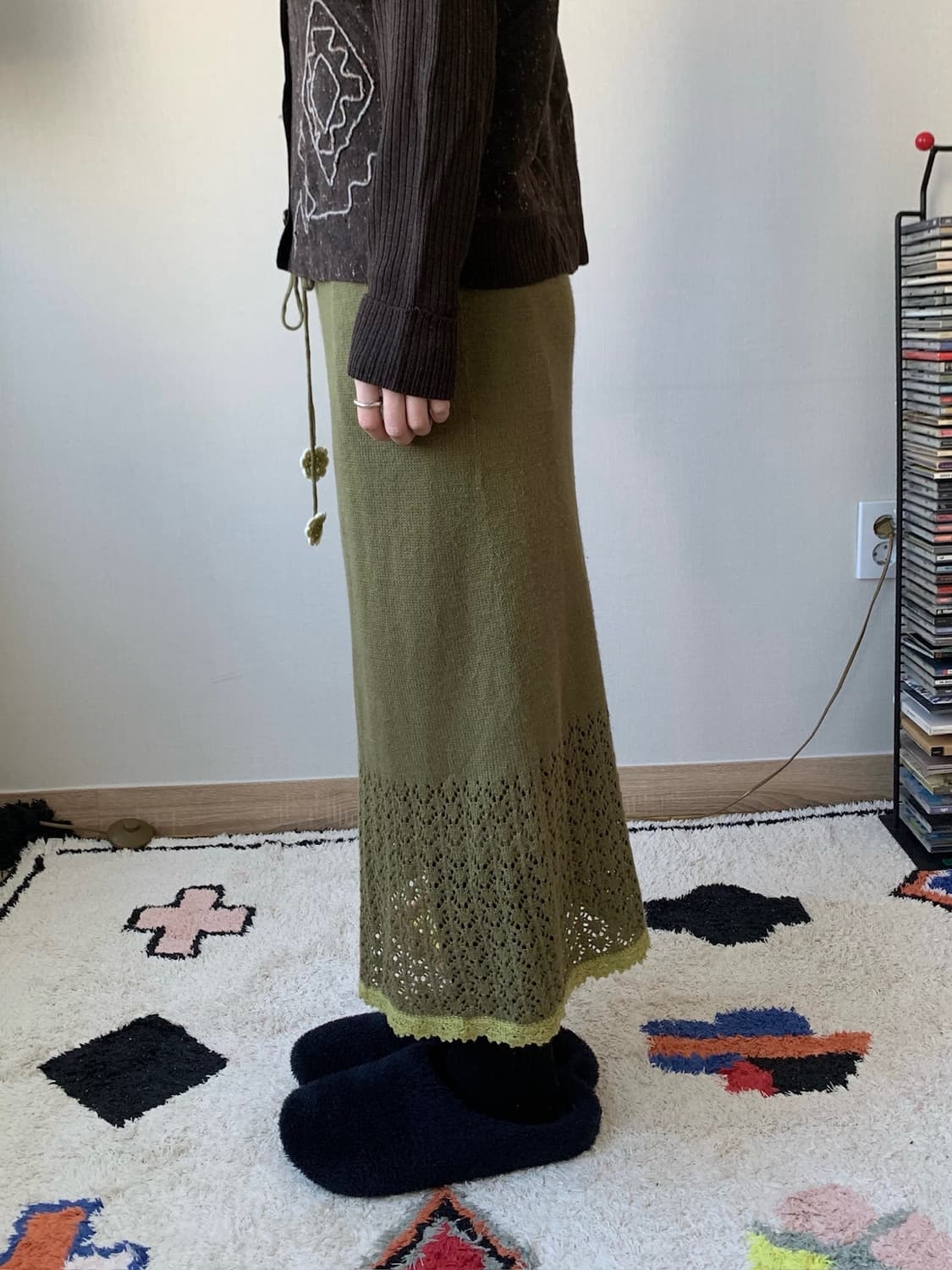 crochet long skirt 상품이미지2