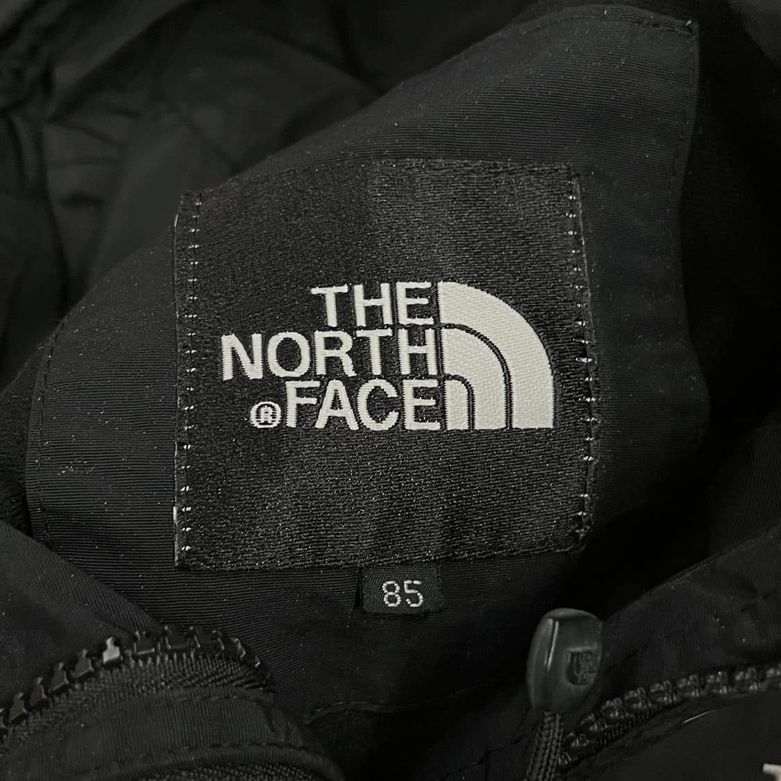 [정품/85] 노스페이스 블랙 후드 바람막이 자켓 b17 상품이미지5