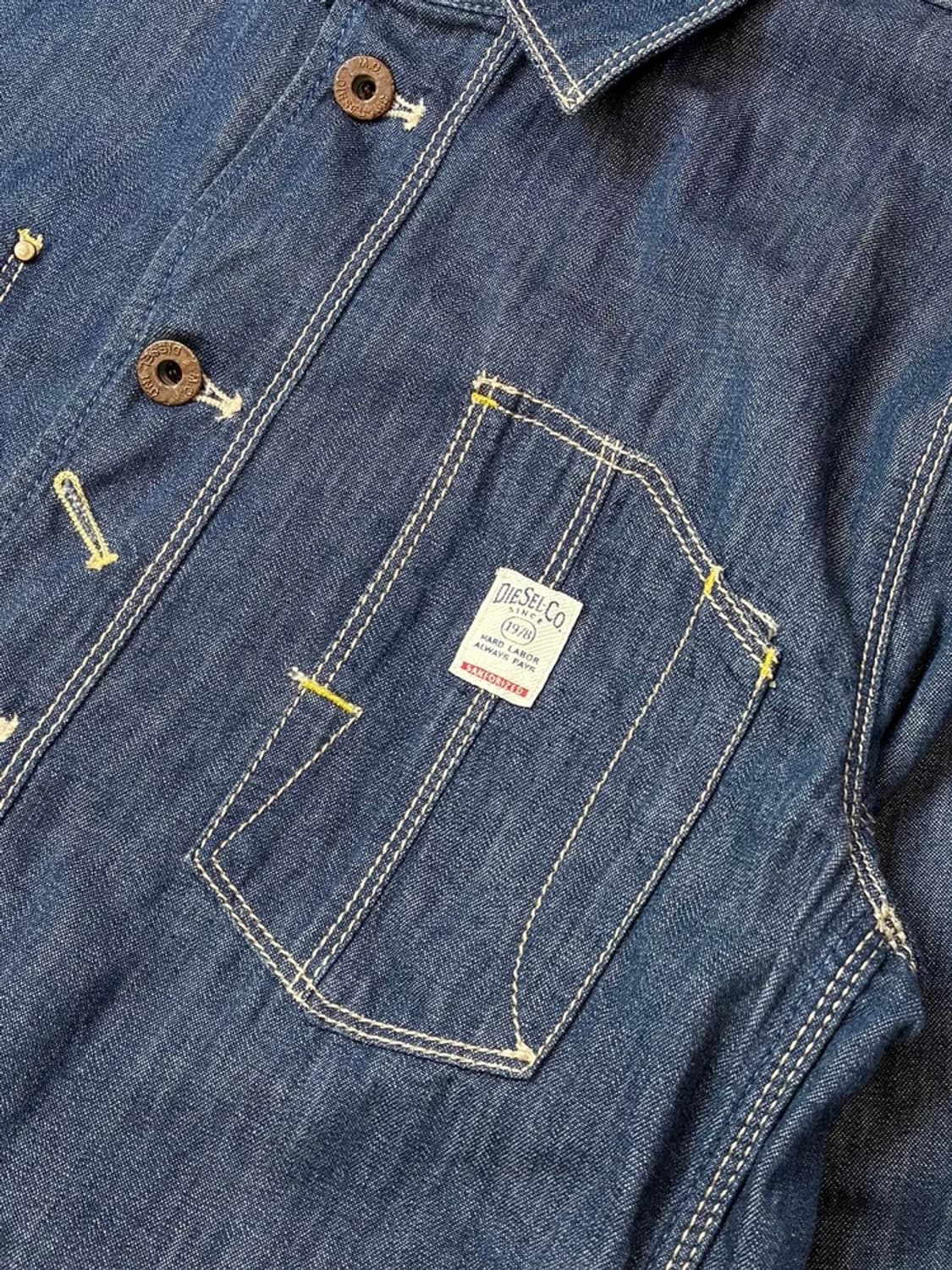 디젤 샌포라이즈드 데님 워커 초어 자켓 PN5240 상품이미지5