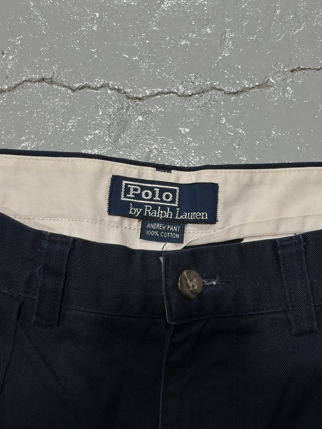 90s 폴로랄프로렌(Polo Ralph Lauren) 네이비 치노 팬츠 상품이미지3