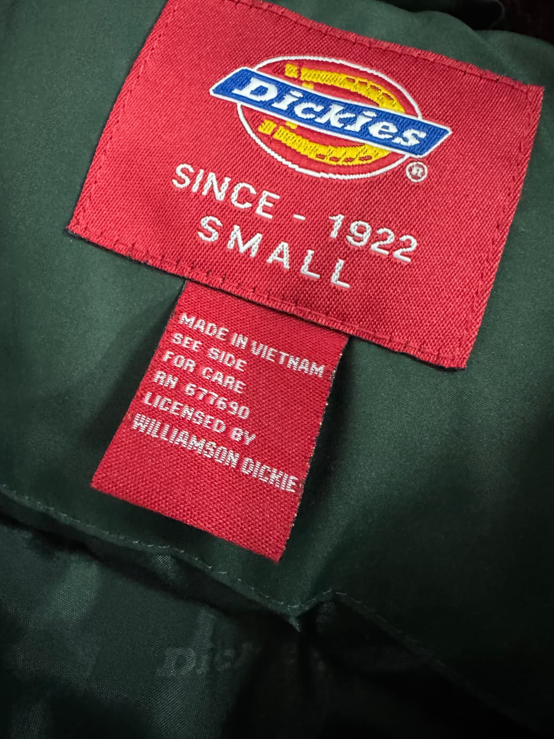 디키즈 Dickies 클래식 코듀로이 그린 패딩 조끼 상품이미지3