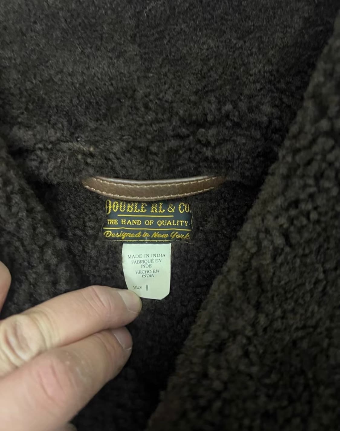 (새상품) rrl 시어링코트 m 상품이미지4