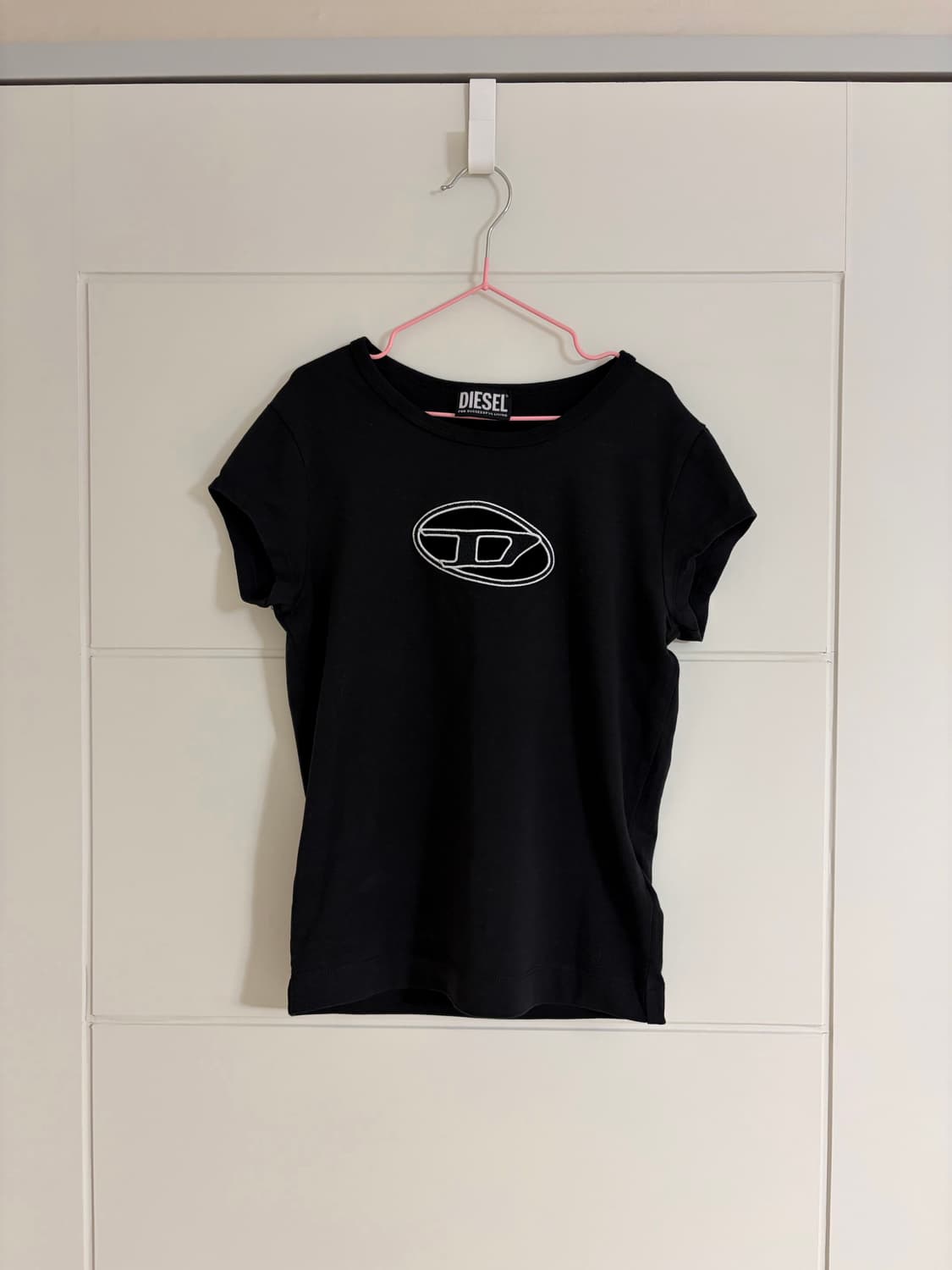 디젤 피카부 로고 반팔 티셔츠 XS 상품이미지1