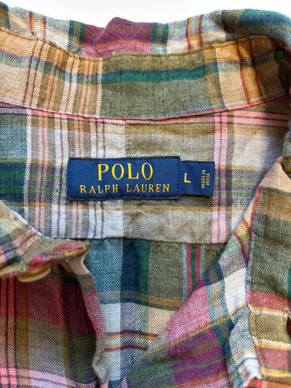 폴로 랄프로렌 린넨 셔츠 상품이미지2