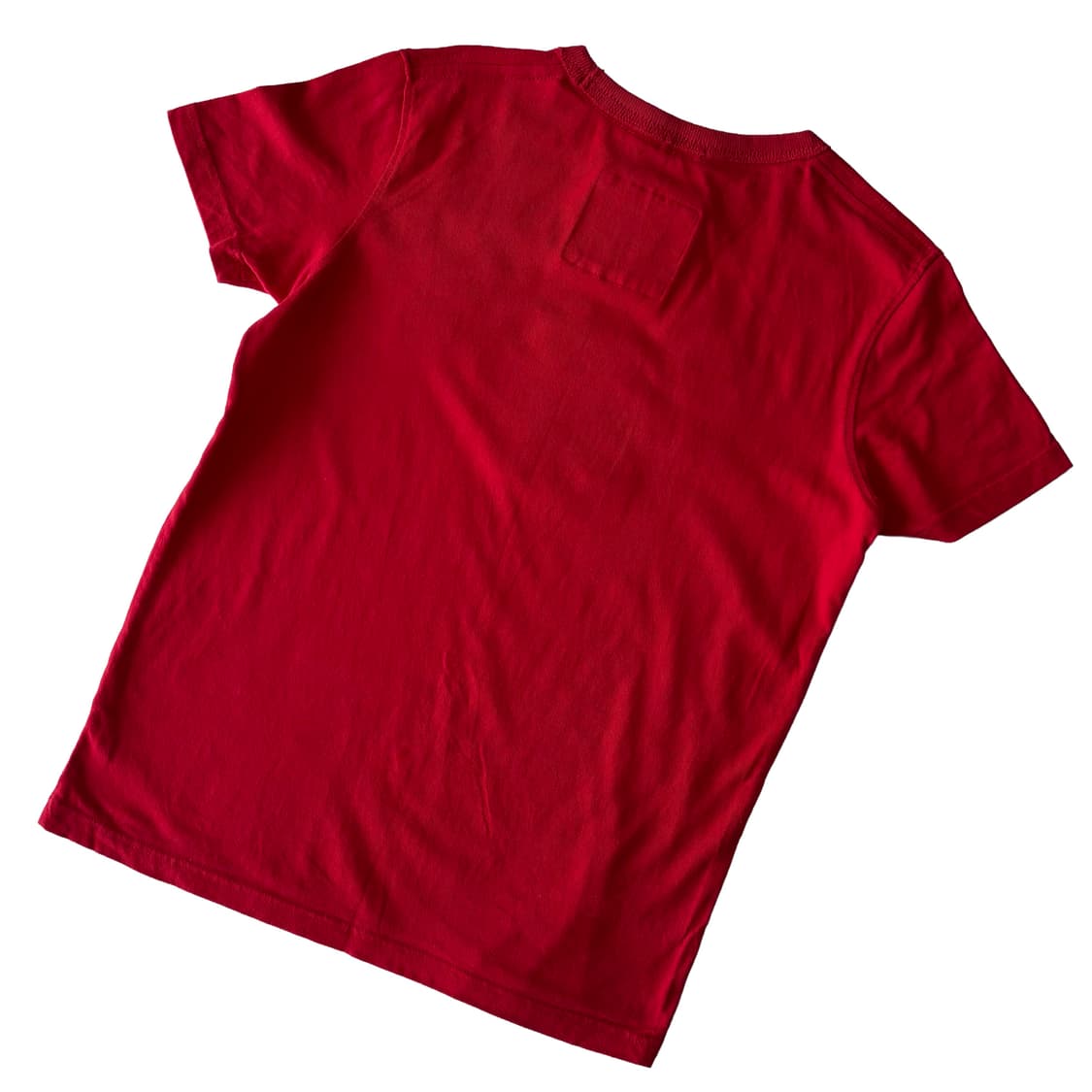 아베크롬비 앤 피치 빈티지 아치 로고 레드 반팔 티셔츠 상품이미지5