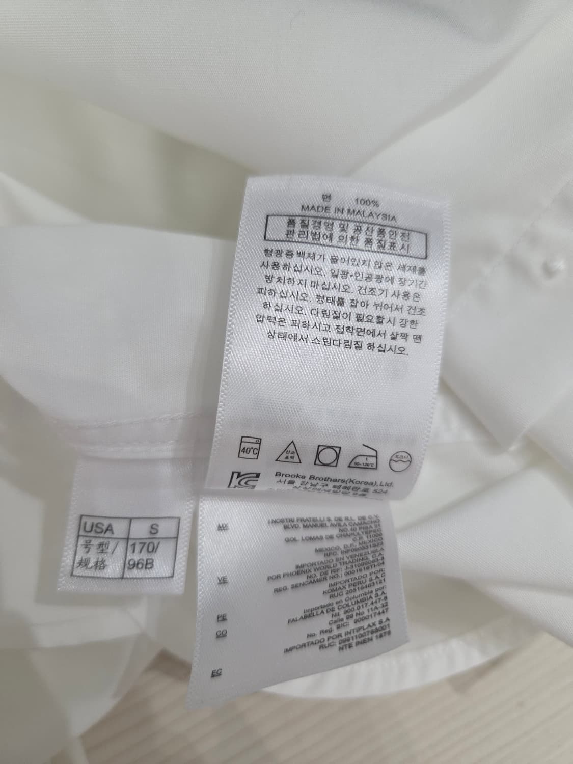 브룩스 브라더스 레드플리스 화이트 셔츠 상품이미지9