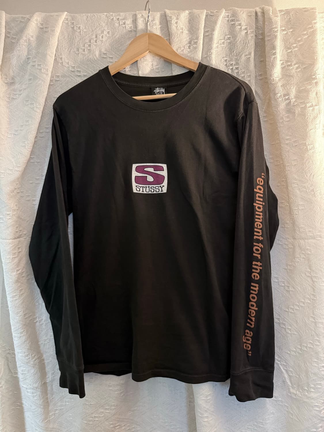 Stussy EQUIPMENT COMPANY PIGMENT DYED LS 상품이미지1