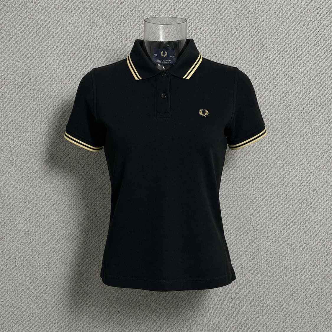 [S] Fred Perry 프레드페리 우먼즈 트윈 팁 반팔 카라티 상품이미지1