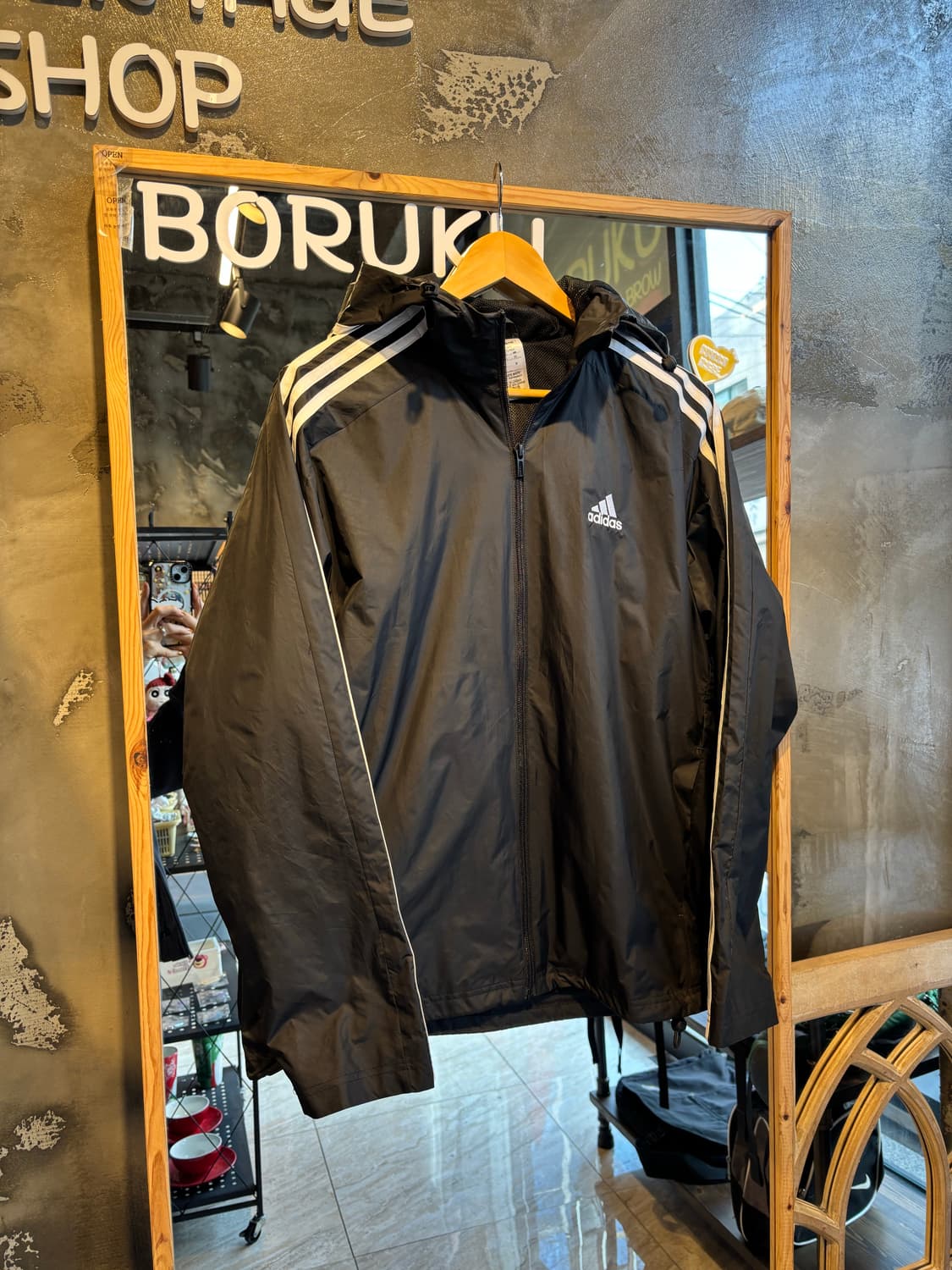 아디다스 블랙 바람막이 M 상품이미지1