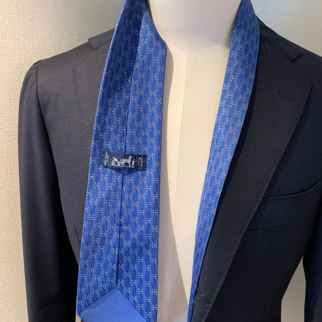 에르메스(HERMES) H로고 명품넥타이 A등급 프랑스 100실크 상품이미지2