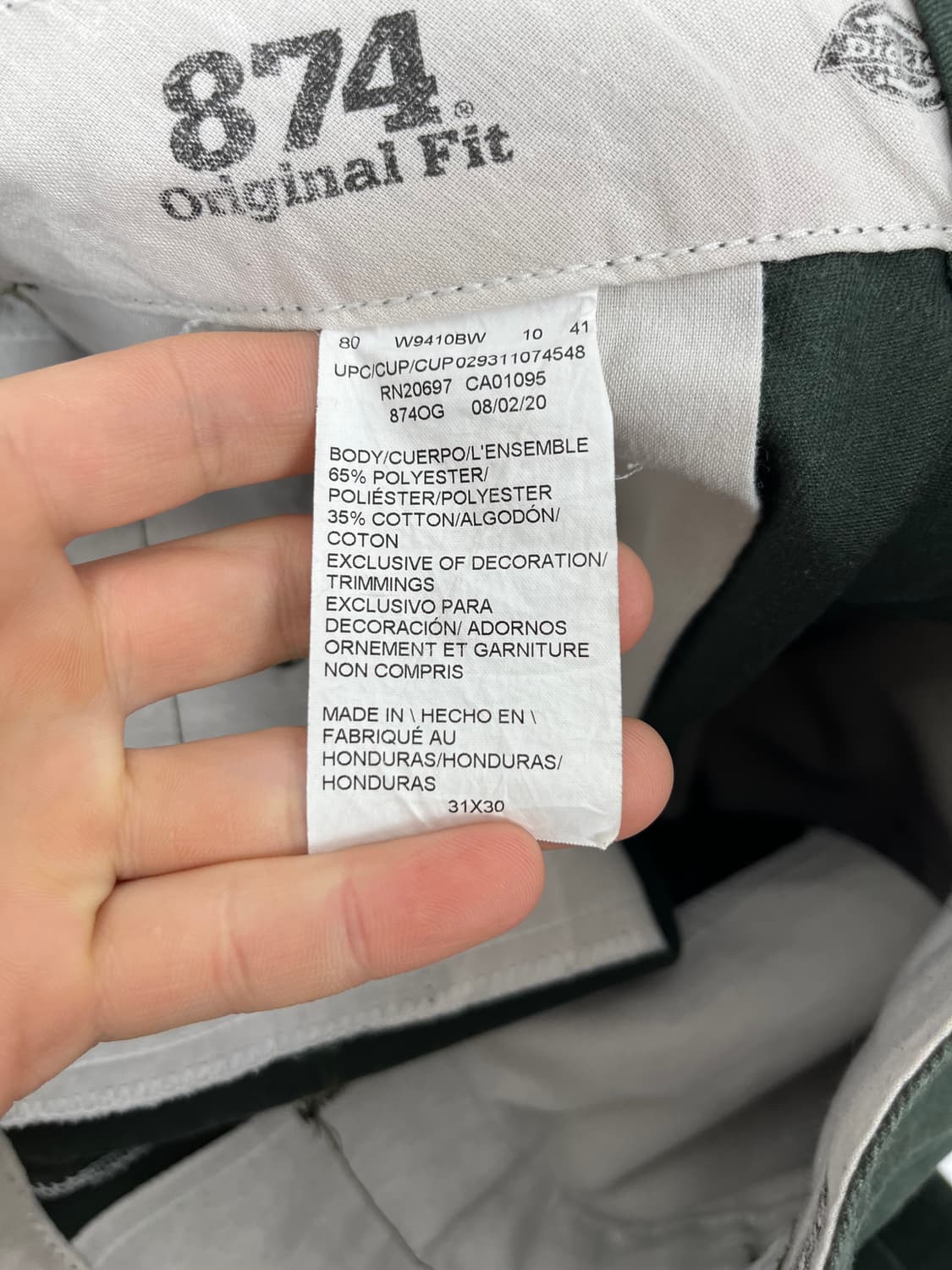 Dickies 31x30 874 상품이미지6