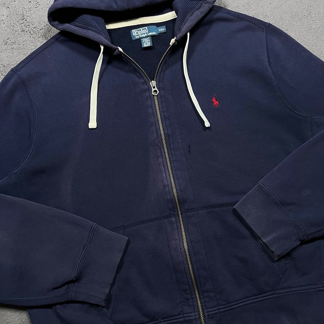 폴로 네이비 후드집업 상품이미지2