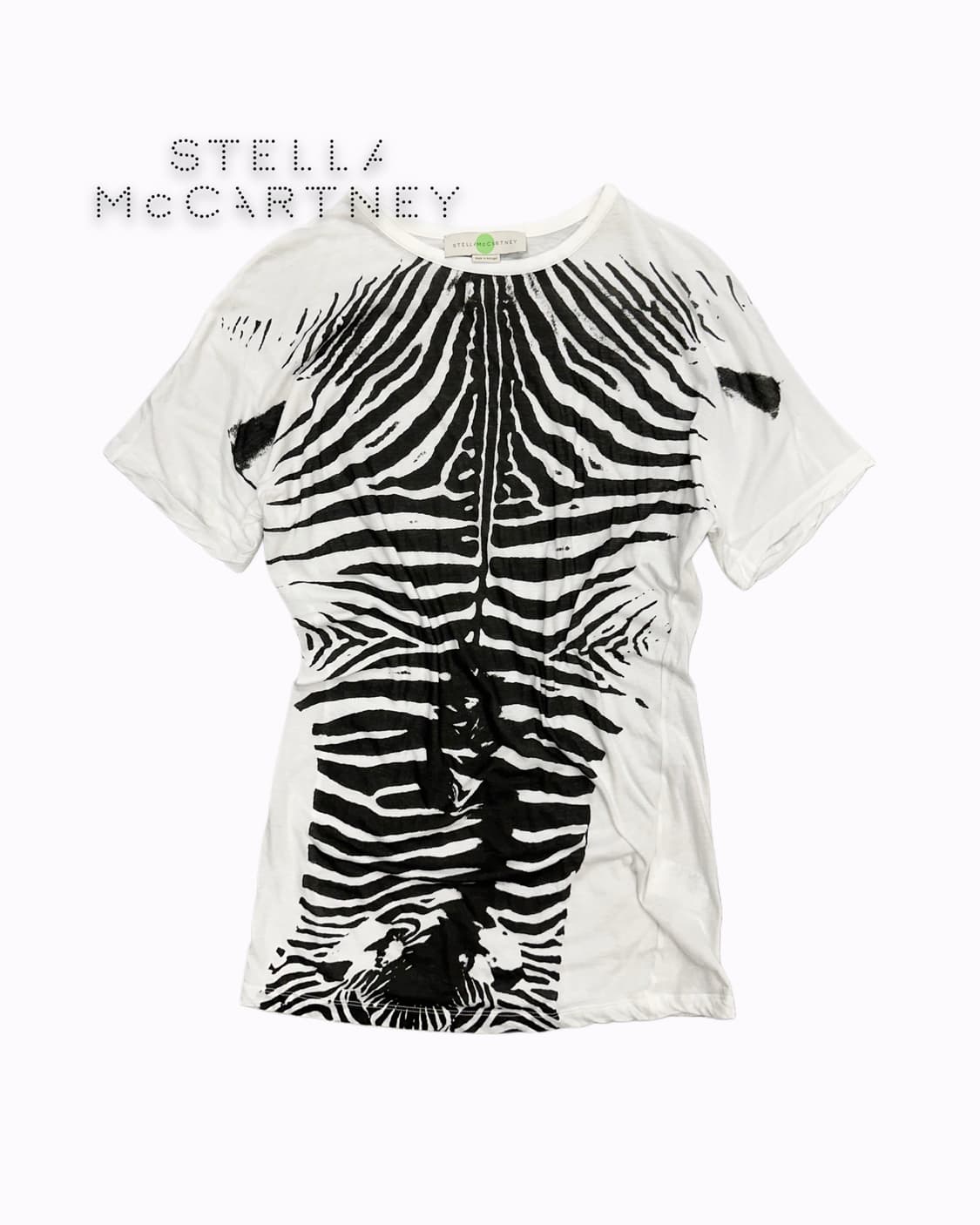STELLA MC CARTNEY zebra printing t-shirt 상품이미지1